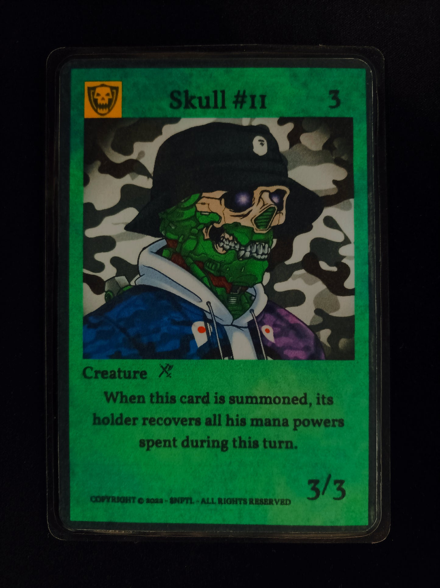 $NFTL Game cards : 1 rare SKULL #11