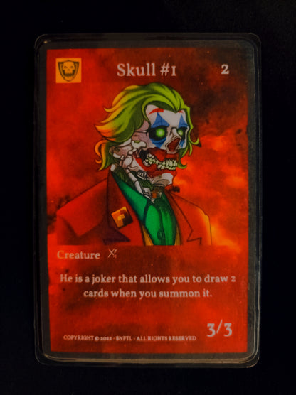 $NFTL Game cards : 1 rare SKULL #1