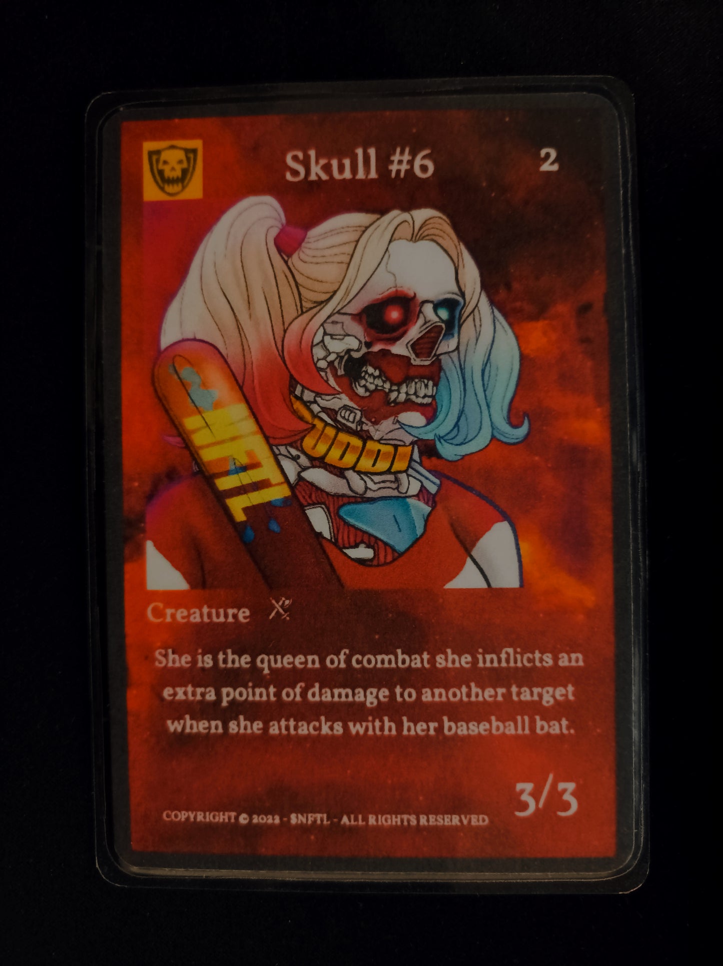 $NFTL Game cards : 1 rare SKULL #6