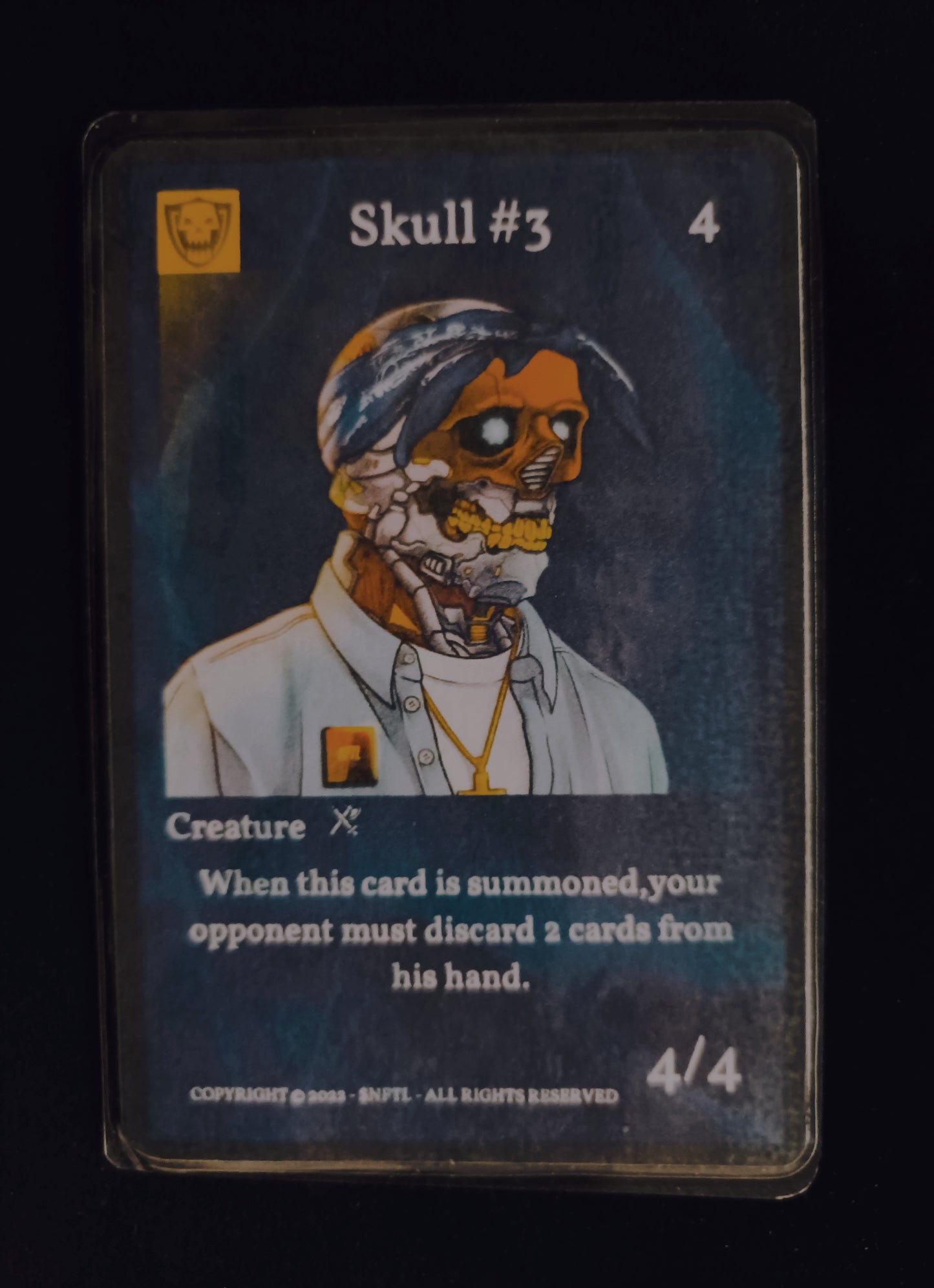 $NFTL Game cards : 1 rare SKULL #3